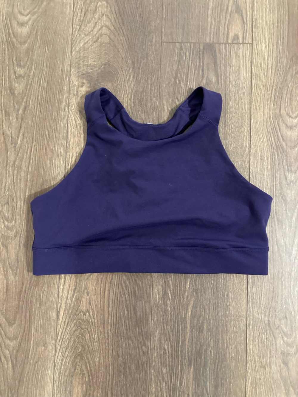 Old Navy Go Dry Active High Neck Sports Bra Purple Size Xl